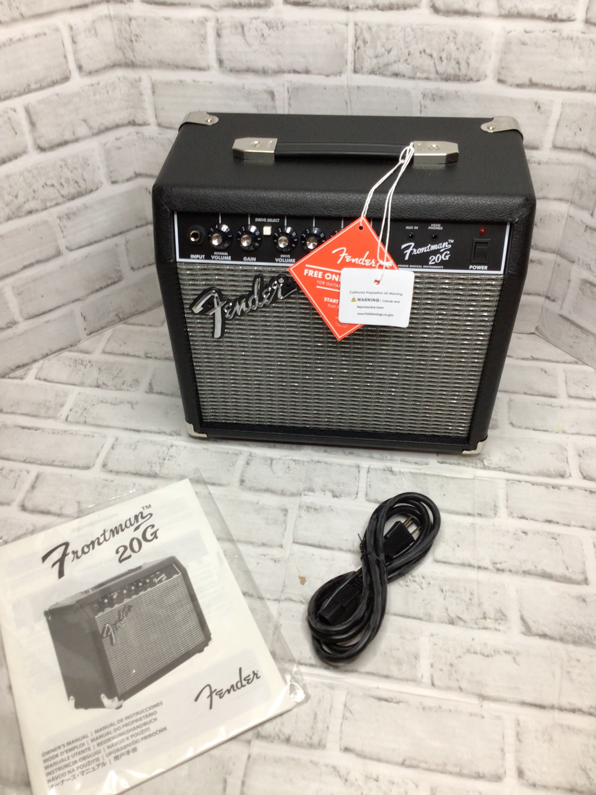 Fender Frontman 20G Guitar Combo Amp Black **OPEN BOX** (8145225089262)